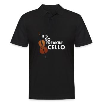 Cello - Männer Poloshirt - Schwarz - Vorne - Kai (181cm)