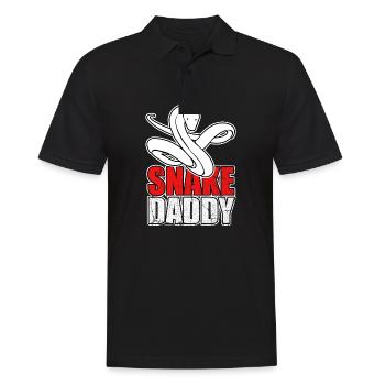Snakes pet gift - Men's Polo Shirt - black - Front - Kai (181cm)