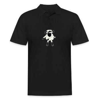 Floss Dance Déplacer les moutons - Polo Homme - noir - Devant - Kai (181cm)