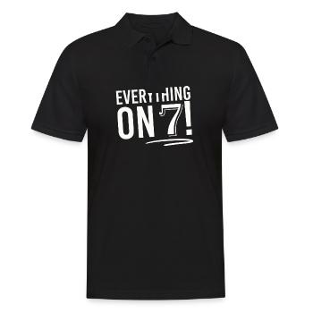 Lucky Number Lucky Have Favorite Number Gift - Men's Polo Shirt - black - Front - Kai (181cm)