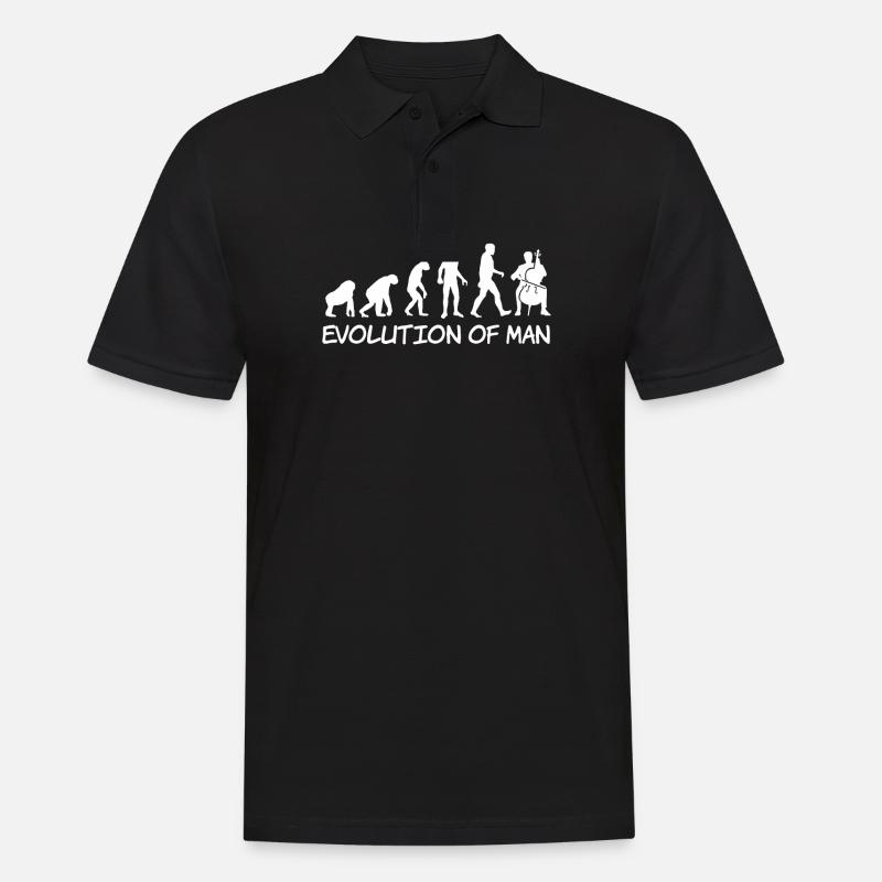 Evolution Cello Musique pour instruments de musique classique - Polo Homme - noir