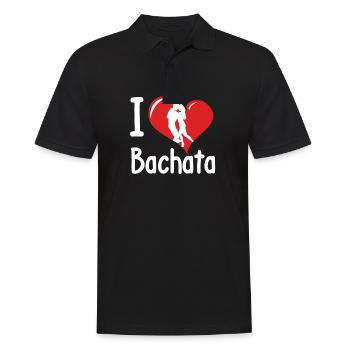 Bachata Dance Dancing Latin Dance Music Couple dance - Men's Polo Shirt - black - Front - Kai (181cm)