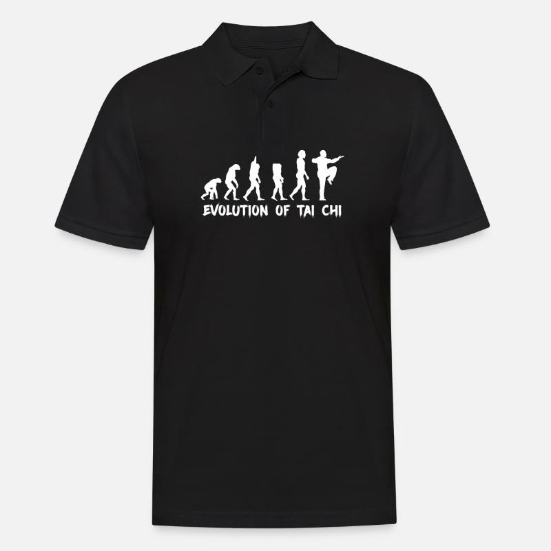 Evolution du Tai Chi - Polo Homme - noir