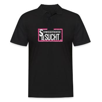 Belle-fille mariage épouse femme humour - Polo Homme - noir - Devant - Kai (181cm)