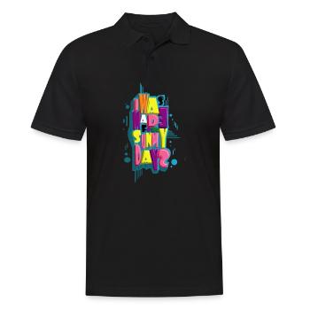 I Was Made For Sunny Days - Men's Polo Shirt - black - Front - Kai (181cm)