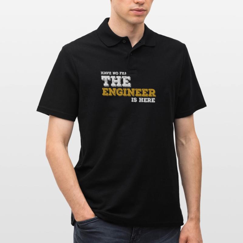 Engineer engineer technician gift idea Men's Polo Shirt