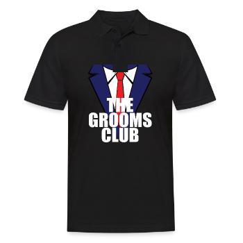Männer Junggesellenabschied Groom - Männer Poloshirt - Schwarz - Vorne - Kai (181cm)