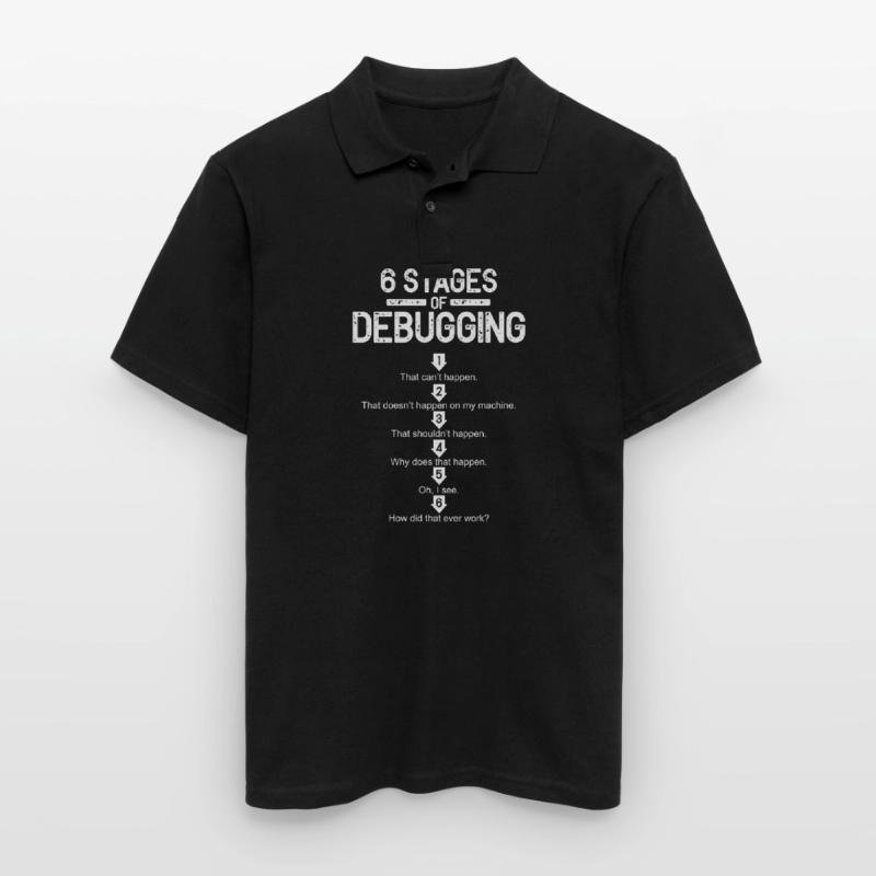 Débogueur programmeur Computer Science Computer Nerd Polo Homme