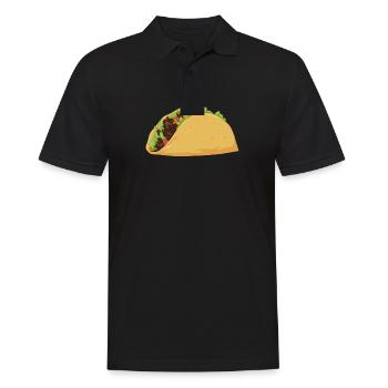 Tacos tacos mexicains fast food piquant espagnol - Polo Homme - noir - Devant - Kai (181cm)