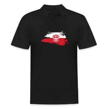 Polaire Aigle Cadeau Pologne T-Shirt National - Polo Homme - noir - Devant - Kai (181cm)