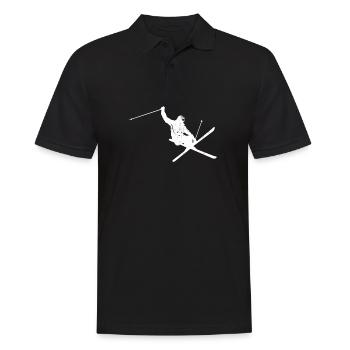 chemise de saut de ski vintage - Polo Homme - noir - Devant - Kai (181cm)