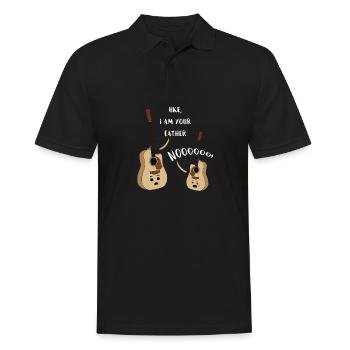 Uke I Am Your Father T Shirt Ukulele Guitar Music - Männer Poloshirt - Schwarz - Vorne - Kai (181cm)