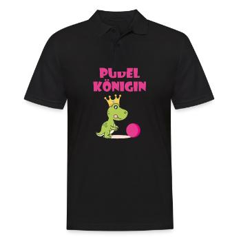 Poodle Queen Poodle Queen Cones T-Shirt - Men's Polo Shirt - black - Front - Kai (181cm)