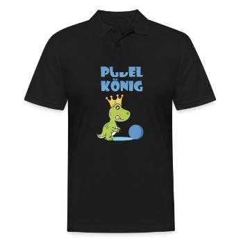 Roi de caniche - T-shirt de roi de caniche de caniche - Polo Homme - noir - Devant - Kai (181cm)