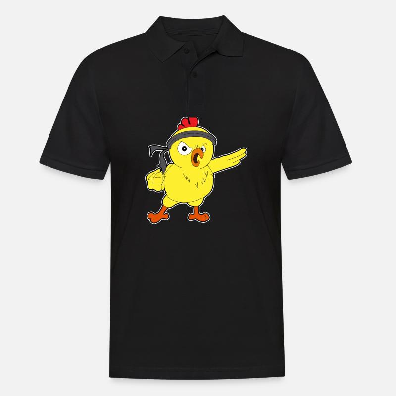 Poussins de karaté! - Polo Homme - noir