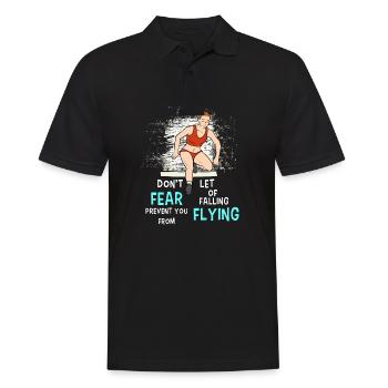 Athlétisme sport saut en hauteur haies fitness - Polo Homme - noir - Devant - Kai (181cm)
