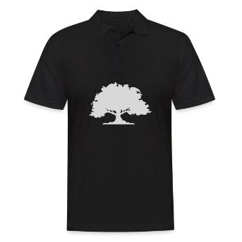 Nature tree - Men's Polo Shirt - black - Front - Kai (181cm)