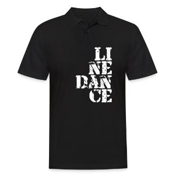 Line dance - Line Dancer Geschenk T-Shirt - Männer Poloshirt - Schwarz - Vorne - Kai (181cm)