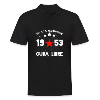 Célébrez Cuba Libre Party Cocktail Club Disco - Polo Homme - noir - Devant - Kai (181cm)