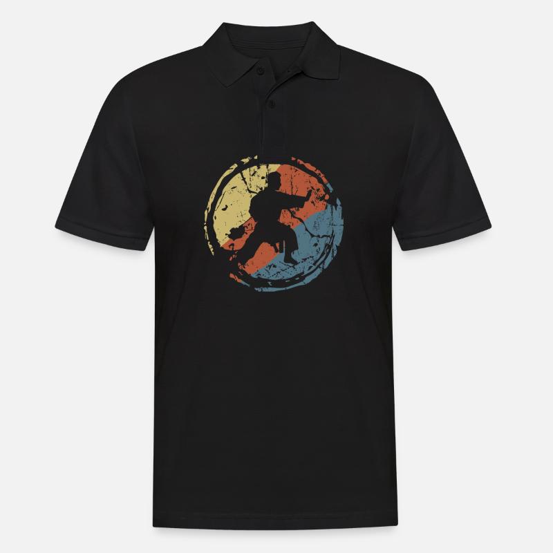 Judo - Männer Poloshirt - Schwarz