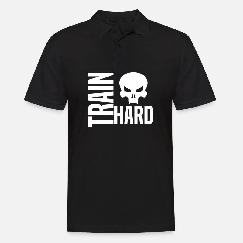 Training - Männer Poloshirt - Schwarz
