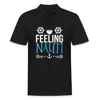 boat - Men's Polo Shirt - black - Front - Kai (181cm)