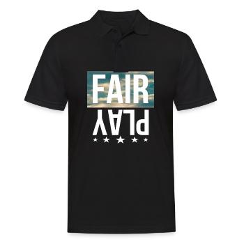 Fair play - Polo Homme - noir - Devant - Kai (181cm)