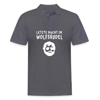 Poltern Junggesellenabschied - Männer Poloshirt - Anthrazit - Vorne - Nico (186cm)