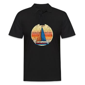 navigation à voile - Polo Homme - noir - Devant - Kai (181cm)