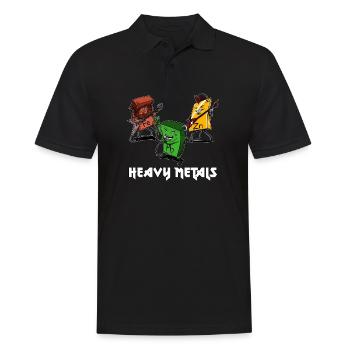 Chimie des métaux lourds - Polo Homme - noir - Devant - Kai (181cm)