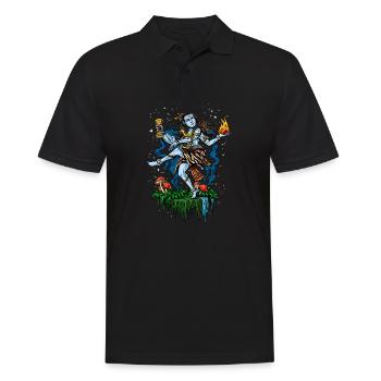 Seigneur Shiva Danse Nataraja Dieu Hindou - Polo Homme - noir - Devant - Kai (181cm)