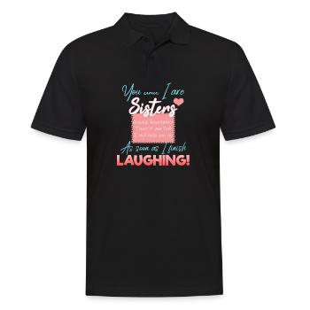 Beste Freundin - Männer Poloshirt - Schwarz - Vorne - Kai (181cm)