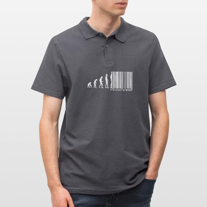 Code à barres Evolution Polo Homme