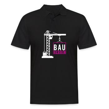 Client house family construction site client gift - Men's Polo Shirt - black - Front - Kai (181cm)