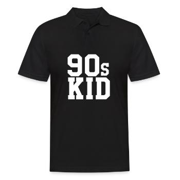 Fête des années 90 - Polo Homme - noir - Devant - Kai (181cm)