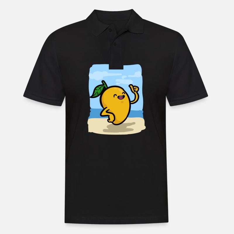 Mangue d'été Mangue d'été - Polo Homme - noir