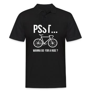 racer - Men's Polo Shirt - black - Front - Kai (181cm)