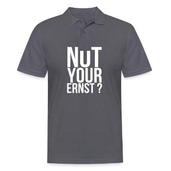 Witzige Sprüche - Männer Poloshirt - Anthrazit - Vorne - Nico (186cm)