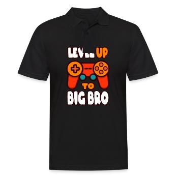 Ascended to the big brother - Men's Polo Shirt - black - Front - Kai (181cm)