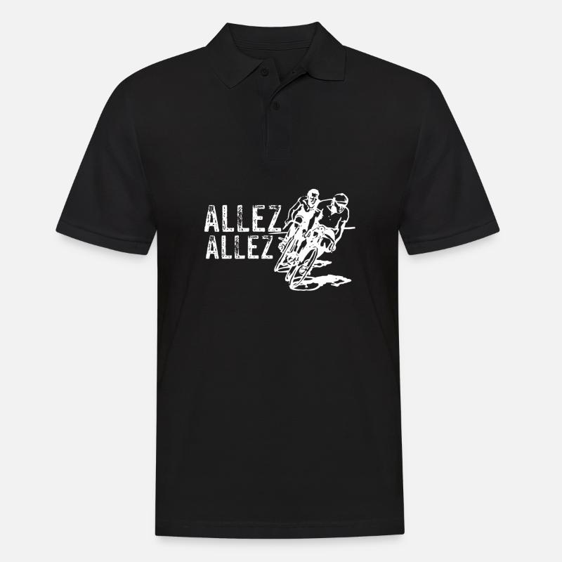 Radsport - Männer Poloshirt - Schwarz