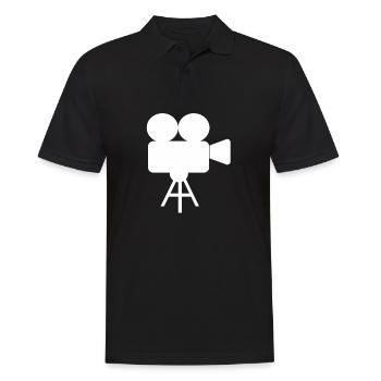 appareil photo - Polo Homme - noir - Devant - Kai (181cm)
