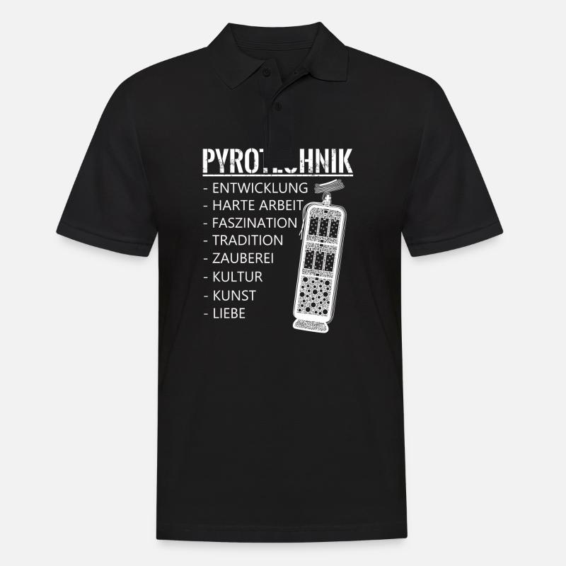 Pyro Feuerwerk Pyrotechnik - Polo Homme - noir