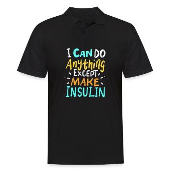 Diabète sucré cadeau d'insuline diabétique - Polo Homme - noir - Devant - Kai (181cm)