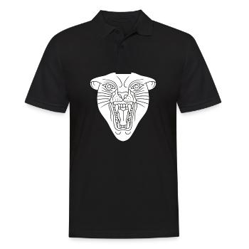 Lion sauvage - Polo Homme - noir - Devant - Kai (181cm)