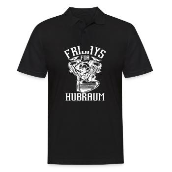 Fridays for displacement - Men's Polo Shirt - black - Front - Kai (181cm)