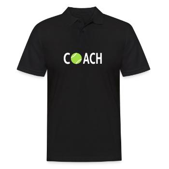 Tennis, tennisman, - Polo Homme - noir - Devant - Kai (181cm)