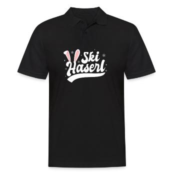 Skihaserl Ski Haserl Skihase Geschenk Apres Ski - Männer Poloshirt - Schwarz - Vorne - Kai (181cm)