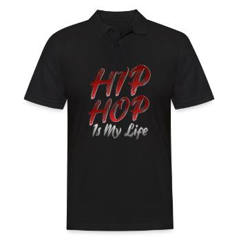 Hip hop - Polo Homme - noir - Devant - Kai (181cm)