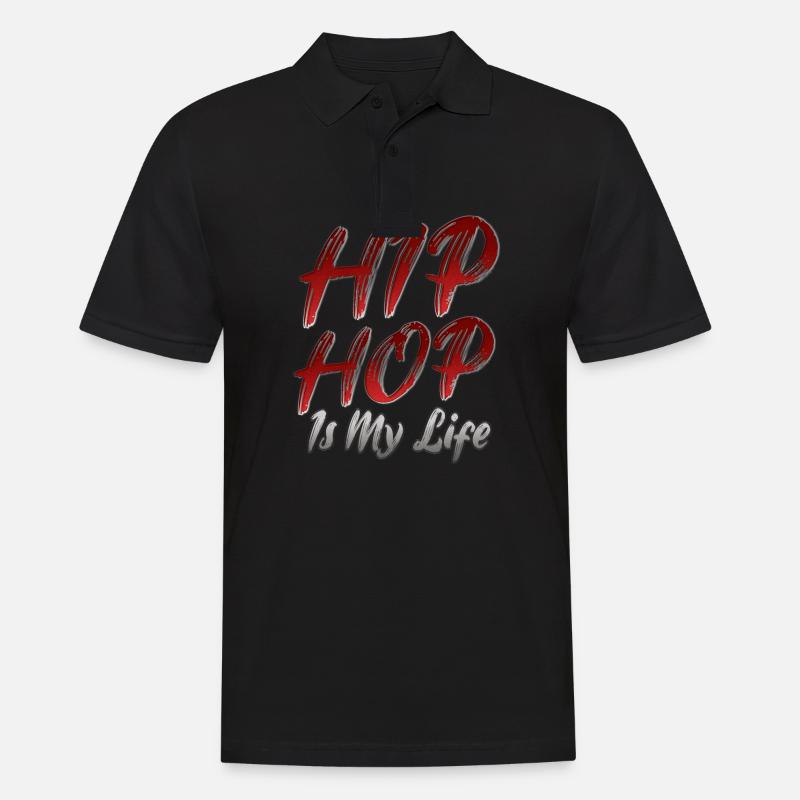 Hip hop - Polo da uomo - nero