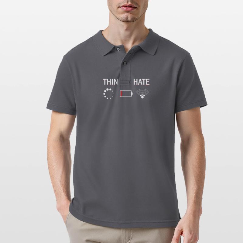 Things I Hate Programmer Nerd Funny Code Geschenk Männer Poloshirt